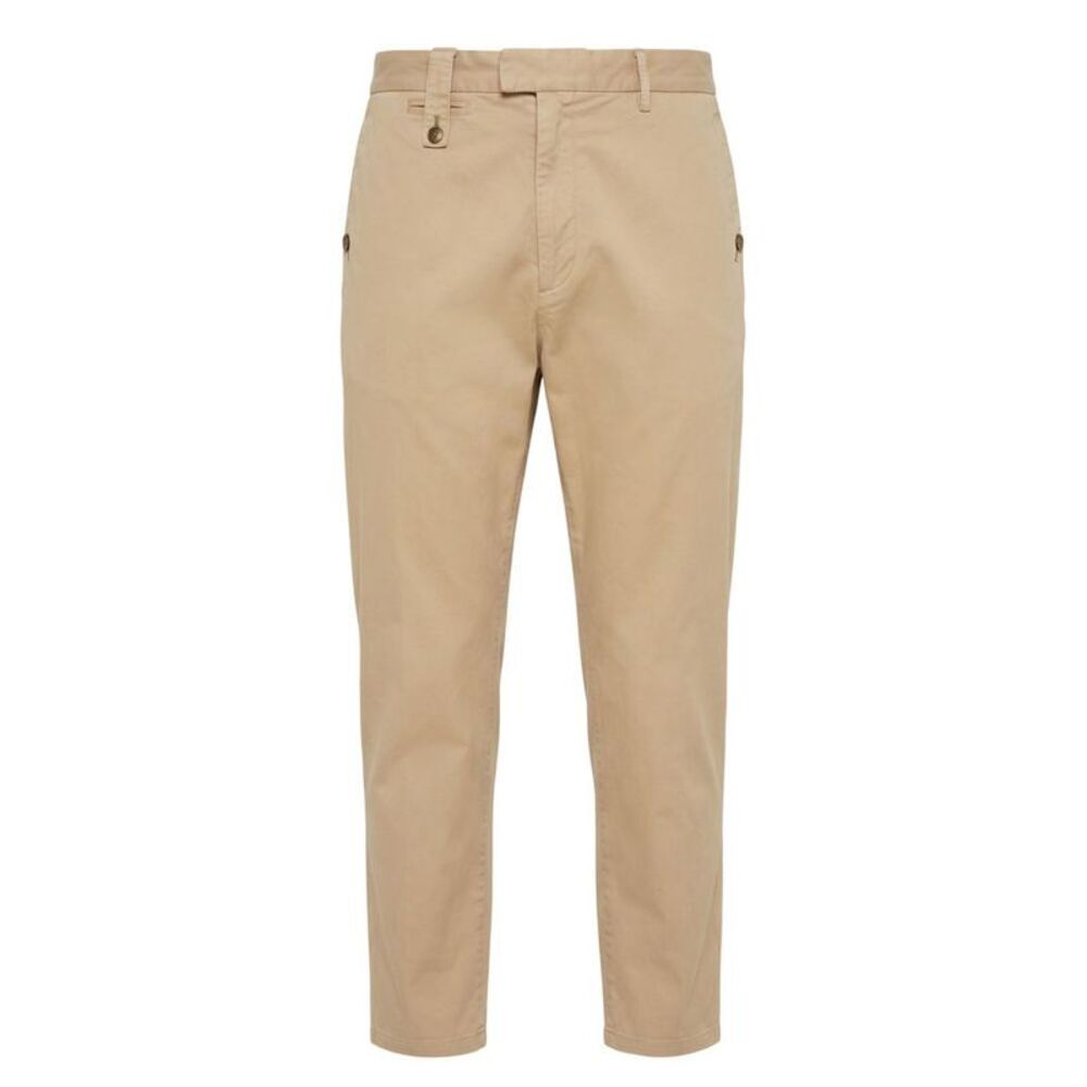 Trussardi Jeans Beige Cotton Men Men's Pants